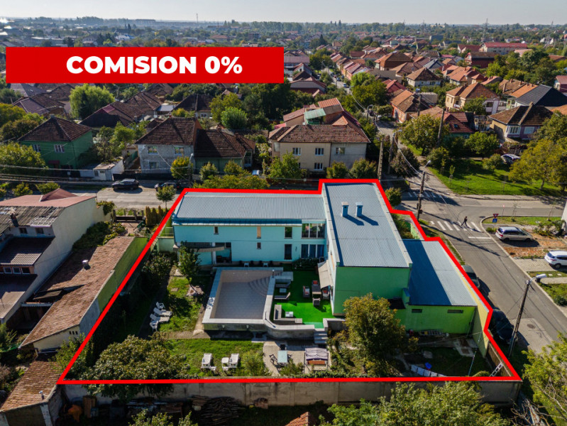 Pensiune/cabinet medical/locuit cu Piscină de Vânzare în Timișoara | 0% Comision