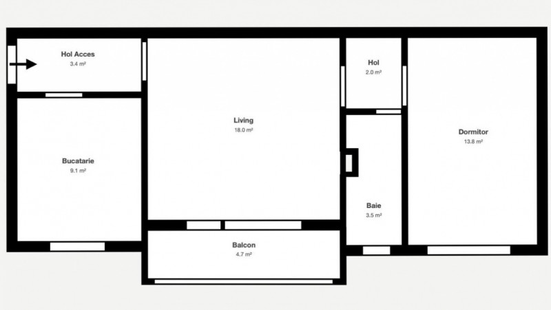 Apartament 2 camere, Aleea Cutezătorilor, Zona Dâmbovița