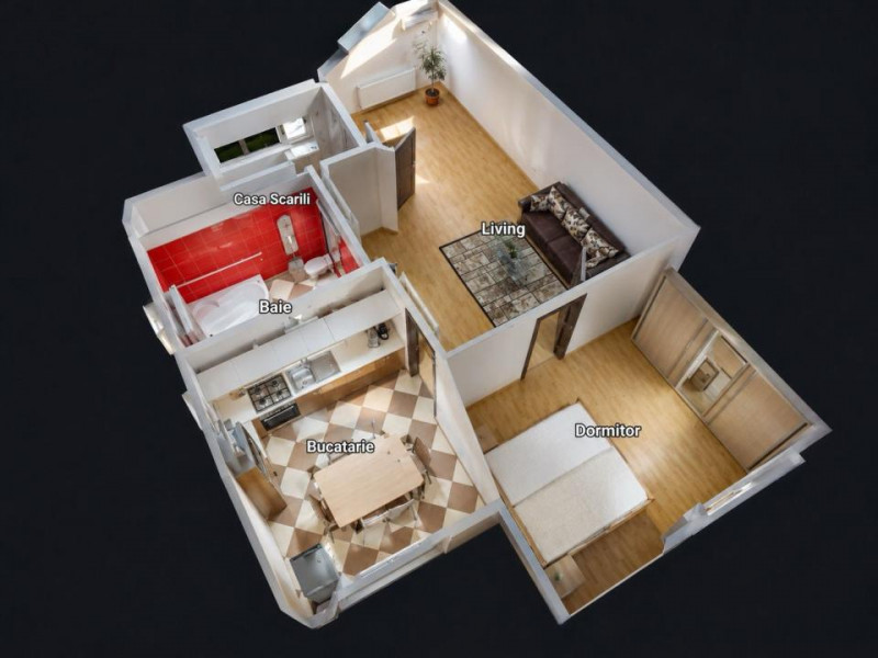 Apartament 2 camere Moșnița Nouă 66 mp curte comună 0% comision