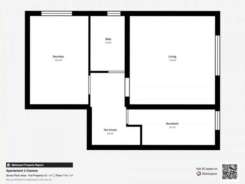 Apartament 2 camere de vânzare, mobilat și utilat, cu parcare privată